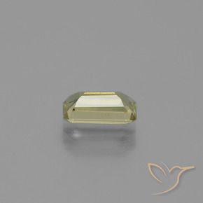 Color-Change Diaspore Gemstone in 8 x 4.4 mm Size for Sale, Color-Change Diaspore Stone in Yellow Green Color