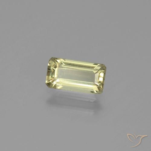 1.12 ct Yellow Color-Change Diaspore Stone, Natural Color-Change Diaspore in Octagon Facet Shape for Sale
