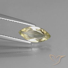 1.06 ct Yellow Color-Change Diaspore Stone, Natural Color-Change Diaspore in Marquise Facet Shape for Sale