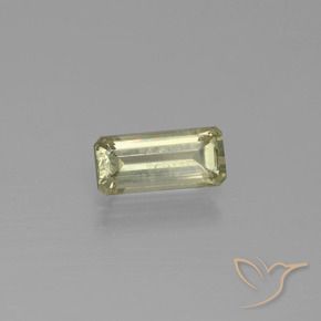 1.22 ct Yellow Color-Change Diaspore Stone, Natural Color-Change Diaspore in Octagon Facet Shape for Sale