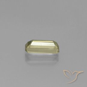 Color-Change Diaspore Gemstone in 9.1 x 4.1 mm Size for Sale, Color-Change Diaspore Stone in Pale Yellow Color