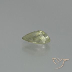 Color-Change Diaspore Gemstone in 9.2 x 5 mm Size for Sale, Color-Change Diaspore Stone in Light Yellow Color