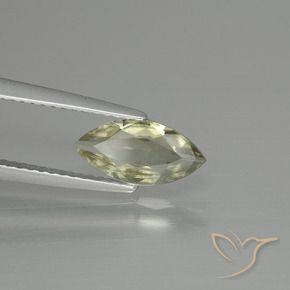 1.00 ct Yellow Color-Change Diaspore Stone, Natural Color-Change Diaspore in Marquise Facet Shape for Sale
