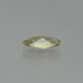 Color-Change Diaspore Gemstone in 10.7 x 4.9 mm Size for Sale, Color-Change Diaspore Stone in Very Light Yellow Color