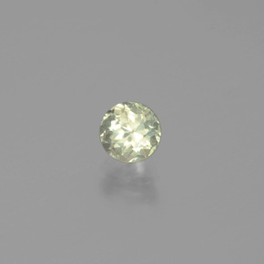 0.63 ct Yellow Color-Change Diaspore Stone, Natural Color-Change Diaspore in Round Facet Shape for Sale