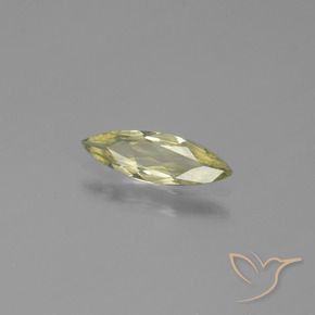 0.72 ct Yellow Color-Change Diaspore Stone, Natural Color-Change Diaspore in Marquise Facet Shape for Sale