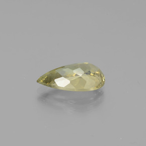 Color-Change Diaspore Gemstone in 13.1 x 7.6 mm Size for Sale, Color-Change Diaspore Stone in Very Pale Yellow Color