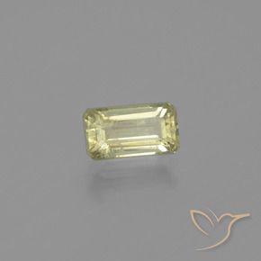 1.10 ct Yellow Color-Change Diaspore Stone, Natural Color-Change Diaspore in Octagon Facet Shape for Sale