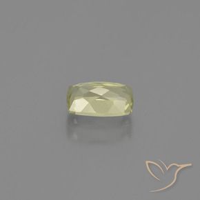 Color-Change Diaspore Gemstone in 7 x 4.6 mm Size for Sale, Color-Change Diaspore Stone in Light Yellow Color