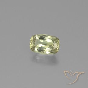 1.31 ct Yellow Color-Change Diaspore Stone, Natural Color-Change Diaspore in Cushion-Cut Shape for Sale