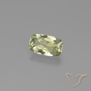 1.19 ct Yellow Color-Change Diaspore Stone, Natural Color-Change Diaspore in Cushion-Cut Shape for Sale