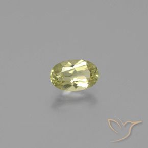 1.14 ct Yellow Color-Change Diaspore Stone, Natural Color-Change Diaspore in Oval Facet Shape for Sale