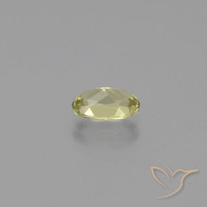 Color-Change Diaspore Gemstone in 8 x 5 mm (calibrated) Size for Sale, Color-Change Diaspore Stone in Yellow Green Color
