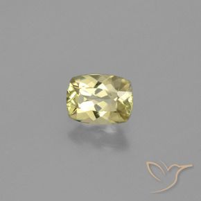 0.81 ct Yellow Color-Change Diaspore Stone, Natural Color-Change Diaspore in Cushion-Cut Shape for Sale