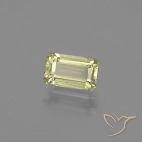 0.93 ct Yellow Color-Change Diaspore Stone, Natural Color-Change Diaspore in Octagon Facet Shape for Sale