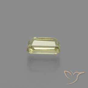 Color-Change Diaspore Gemstone in 6.8 x 4.1 mm Size for Sale, Color-Change Diaspore Stone in Very Light Yellow Color