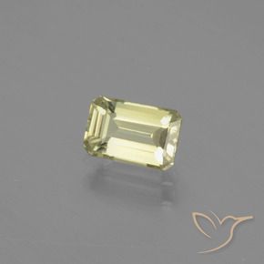 0.89 ct Yellow Color-Change Diaspore Stone, Natural Color-Change Diaspore in Octagon Facet Shape for Sale