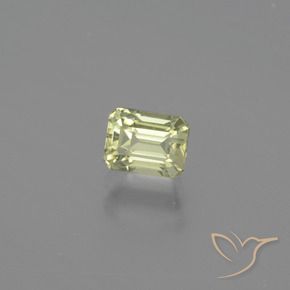 0.92 ct Yellow Color-Change Diaspore Stone, Natural Color-Change Diaspore in Octagon Facet Shape for Sale