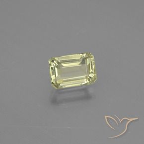 0.96 ct Yellow Color-Change Diaspore Stone, Natural Color-Change Diaspore in Octagon Facet Shape for Sale