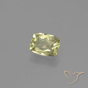 0.83 ct Yellow Color-Change Diaspore Stone, Natural Color-Change Diaspore in Cushion-Cut Shape for Sale