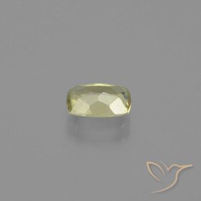 Color-Change Diaspore Gemstone in 7 x 5 mm (calibrated) Size for Sale, Color-Change Diaspore Stone in Very Pale Yellow Color