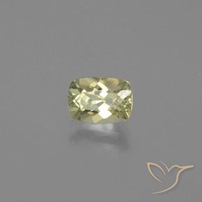 1.06 ct Yellow Color-Change Diaspore Stone, Natural Color-Change Diaspore in Cushion-Cut Shape for Sale