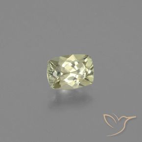 1.03 ct Yellow Color-Change Diaspore Stone, Natural Color-Change Diaspore in Cushion-Cut Shape for Sale