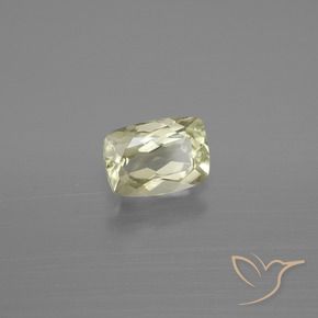 1.13 ct Yellow Color-Change Diaspore Stone, Natural Color-Change Diaspore in Cushion-Cut Shape for Sale