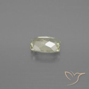 Color-Change Diaspore Gemstone in 7.7 x 5.5 mm Size for Sale, Color-Change Diaspore Stone in Pale Yellow Color
