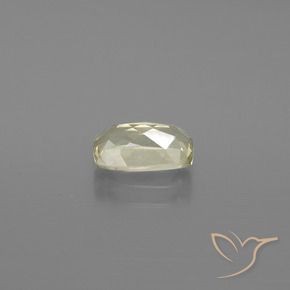 Color-Change Diaspore Gemstone in 8 x 5 mm (calibrated) Size for Sale, Color-Change Diaspore Stone in Very Light Yellow Color