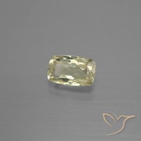 1.17 ct Yellow Color-Change Diaspore Stone, Natural Color-Change Diaspore in Cushion-Cut Shape for Sale