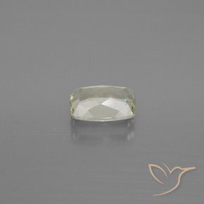 Color-Change Diaspore Gemstone in 7.5 x 5.1 mm Size for Sale, Color-Change Diaspore Stone in Light Yellow Color