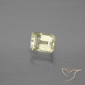 1.14 ct Yellow Color-Change Diaspore Stone, Natural Color-Change Diaspore in Octagon Facet Shape for Sale