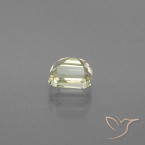 Color-Change Diaspore Gemstone in 6.1 x 4.7 mm Size for Sale, Color-Change Diaspore Stone in Light Yellow Color