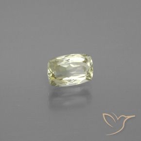 1.19 ct Yellow Color-Change Diaspore Stone, Natural Color-Change Diaspore in Cushion-Cut Shape for Sale