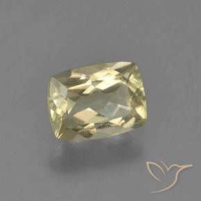 1.12 ct Yellow Color-Change Diaspore Stone, Natural Color-Change Diaspore in Cushion-Cut Shape for Sale