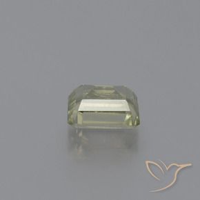 Color-Change Diaspore Gemstone in 7 x 5.5 mm Size for Sale, Color-Change Diaspore Stone in Very Light Yellow Color