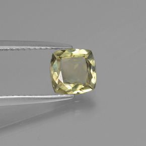 1.25 ct Color-Change Color-Change Diaspore Stone, Natural Color-Change Diaspore in Cushion-Cut Shape for Sale