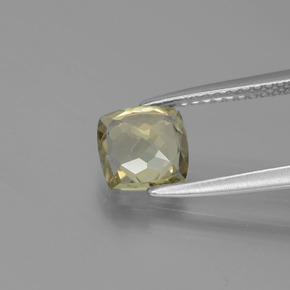 Color-Change Diaspore Gemstone in 6.5 x 6.5 mm Size for Sale, Color-Change Diaspore Stone in Green/Pink Color