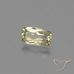 1.27 ct Yellow Color-Change Diaspore Stone, Natural Color-Change Diaspore in Cushion-Cut Shape for Sale