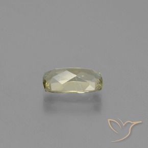 Color-Change Diaspore Gemstone in 8.7 x 4.9 mm Size for Sale, Color-Change Diaspore Stone in Very Light Yellow Color