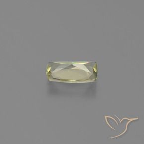 Color-Change Diaspore Gemstone in 8.6 x 5.1 mm Size for Sale, Color-Change Diaspore Stone in Light Yellow Color