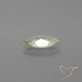 Color-Change Diaspore Gemstone in 10.2 x 4.8 mm Size for Sale, Color-Change Diaspore Stone in Light Yellow Color
