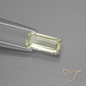 0.97 ct Yellow Color-Change Diaspore Stone, Natural Color-Change Diaspore in Octagon Facet Shape for Sale