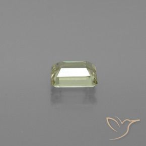 Color-Change Diaspore Gemstone in 6.7 x 4.7 mm Size for Sale, Color-Change Diaspore Stone in Light Yellow Color
