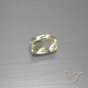 0.94 ct Yellow Color-Change Diaspore Stone, Natural Color-Change Diaspore in Cushion-Cut Shape for Sale