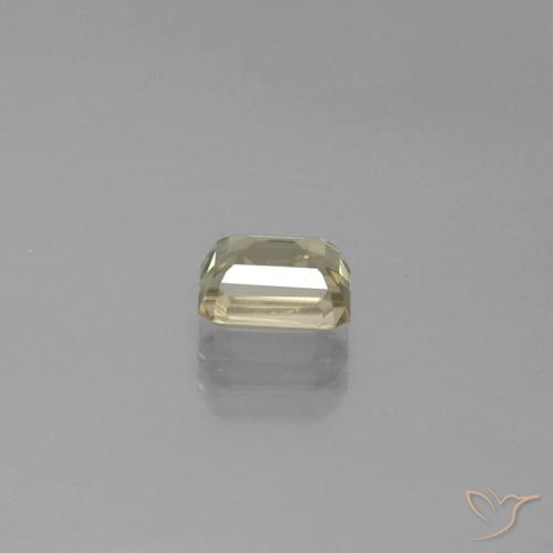 Color-Change Diaspore Gemstone in 6.5 x 4.9 mm Size for Sale, Color-Change Diaspore Stone in Brownish Yellow Color