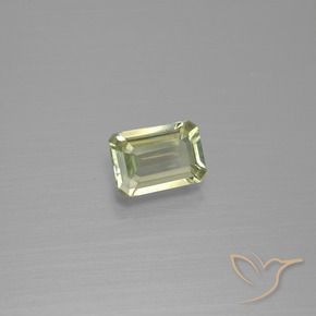 0.86 ct Yellow Color-Change Diaspore Stone, Natural Color-Change Diaspore in Octagon Facet Shape for Sale