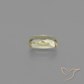 Color-Change Diaspore Gemstone in 8.4 x 4.9 mm Size for Sale, Color-Change Diaspore Stone in Very Pale Yellow Color