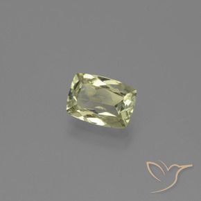 1.14 ct Yellow Color-Change Diaspore Stone, Natural Color-Change Diaspore in Cushion-Cut Shape for Sale